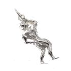 Image 2 of Silver pendant; Bodybuilder