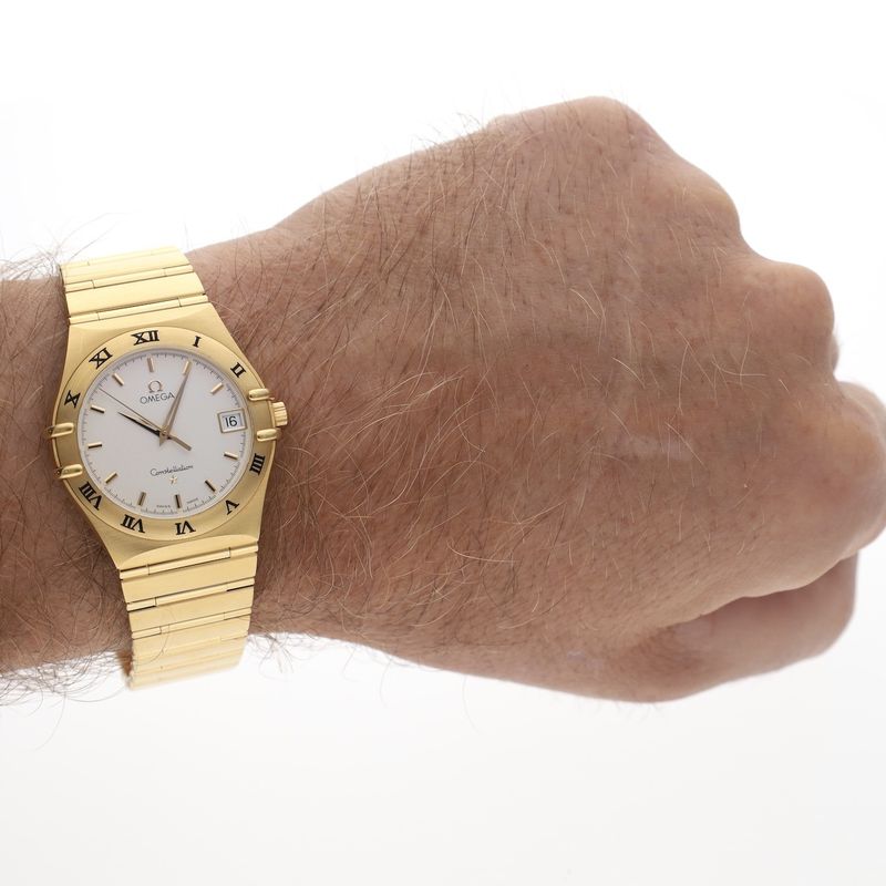 Image 22 of Omega Constellation Date 1112.30.00; 18k gold men's watch