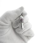 Image 2 of Silver pendant of a lighthouse