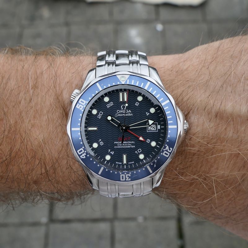Image 15 of Omega Seamaster 300m GMT Co-Axial 2535.80.00; Automatic men's diving watch