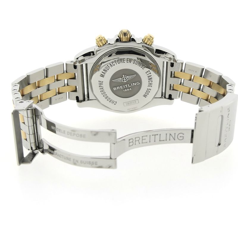 Image 12 of Breitling Chronomat 44 IB0110; Automatic gold/steel men's watch