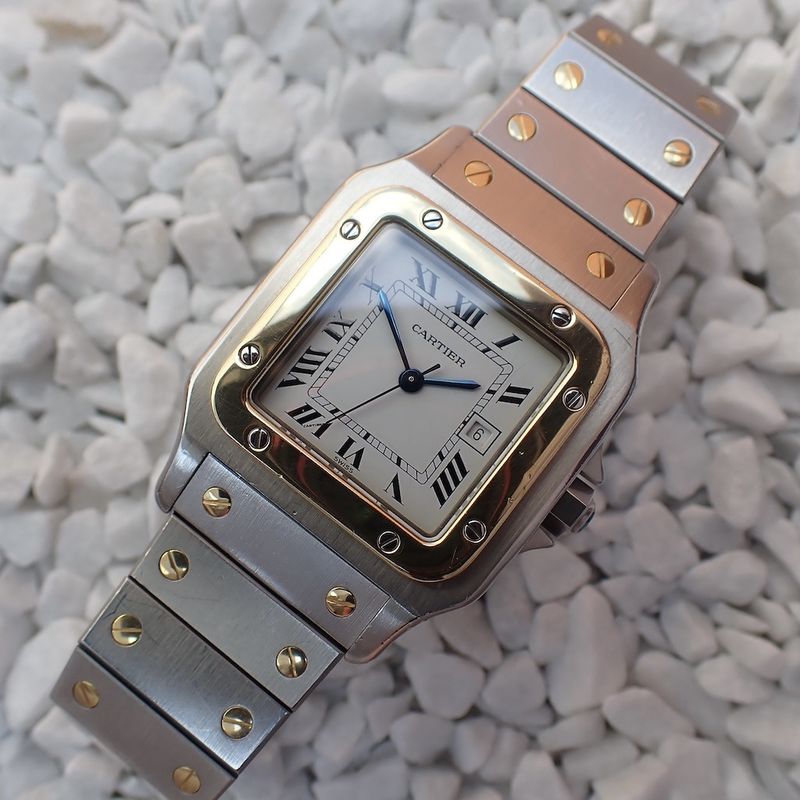 Image 4 of Cartier Santos Galbee; Automatic unisex watch