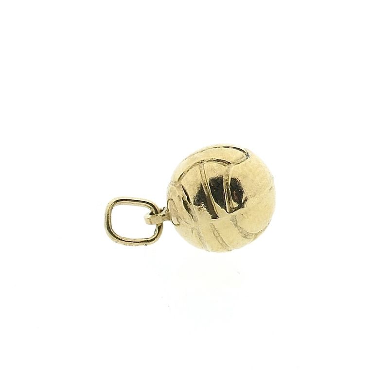 Image 4 of Gold pendant; Volleyball