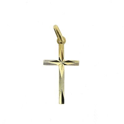 Image 1 of Gold pendant of a cross
