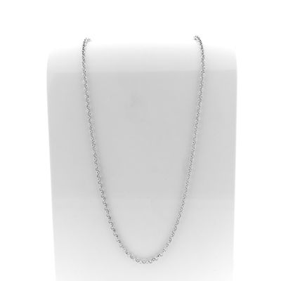 Image 1 of Silver jasseron link chain.
