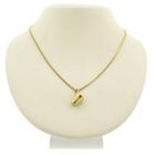 Image 11 of Gold minimalist pendant of a thimble