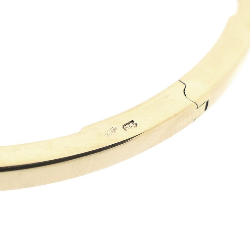 Image 6 of Gold subtle slave bracelet; Size M