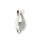 Image 1 of White gold pendant with zirconia