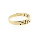 Image 6 of Vintage gold ring with meander pattern