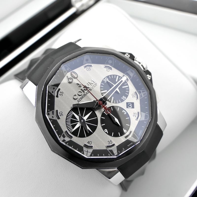 Image 11 of Corum Admiral's Cup Challenger Chronograph 753.671.98; Limited Edition men's watch