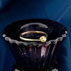 Image 2 of Gold Ring with Diamond 0.005 ct; 14 Karat; Size 16.75