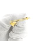 Image 10 of Two-tone gold abstract brooch with diamond; 0.01 ct.