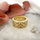 Image 7 of 18-karat gold niello ring | Gelvagold