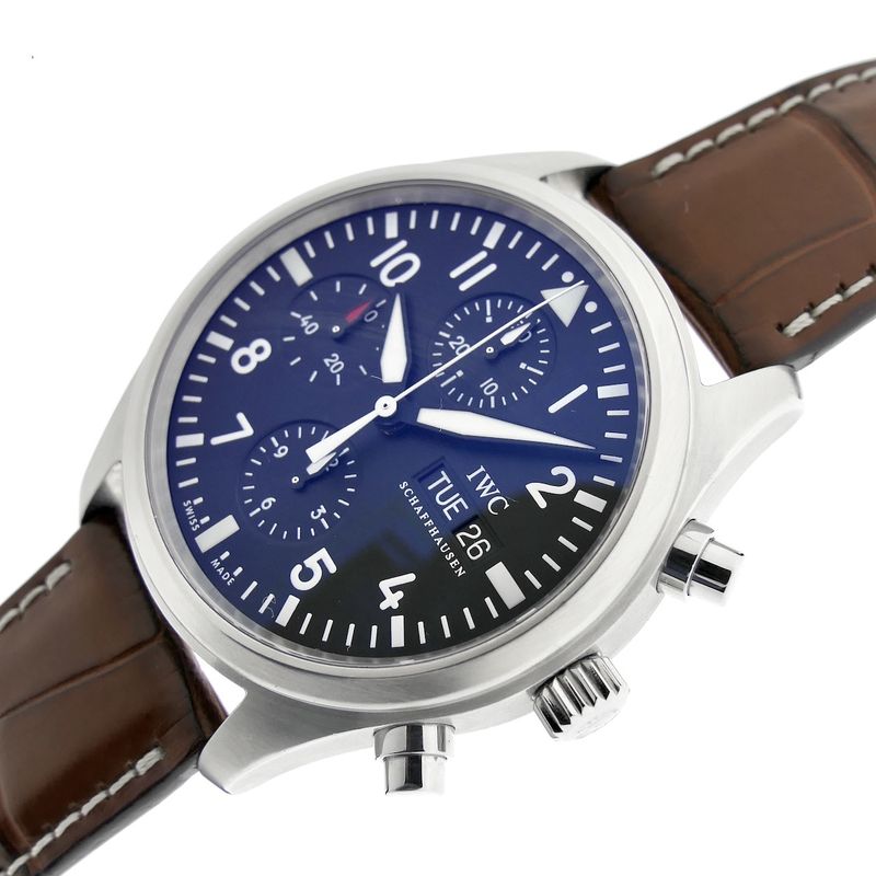 Image 16 of IWC Pilot's Watch; Chronograph men's watch