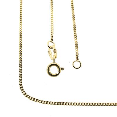 Image 1 of Gold gourmet link chain | 50 cm