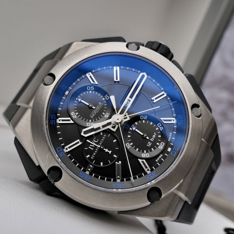 Image 10 of IWC Ingenieur 'Double Chronograph' IW376501; Automatic men's watch