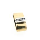 Image 4 of Two-tone gold pendant with diamond; 0.10 ct.