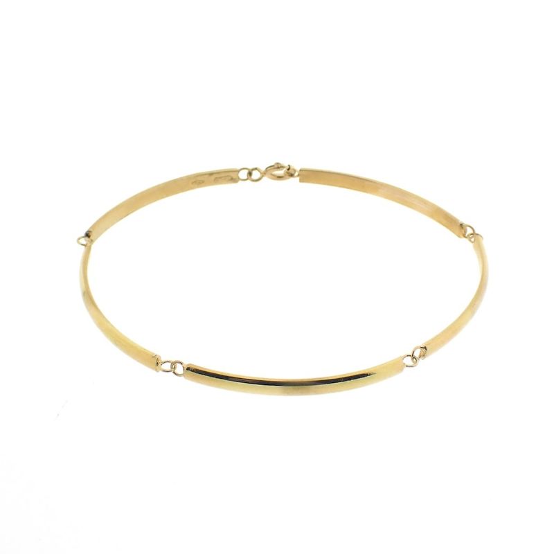 Image 3 of Gold bar link bracelet