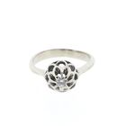 Image 2 of White gold solitaire ring with diamond; 0.10 ct.