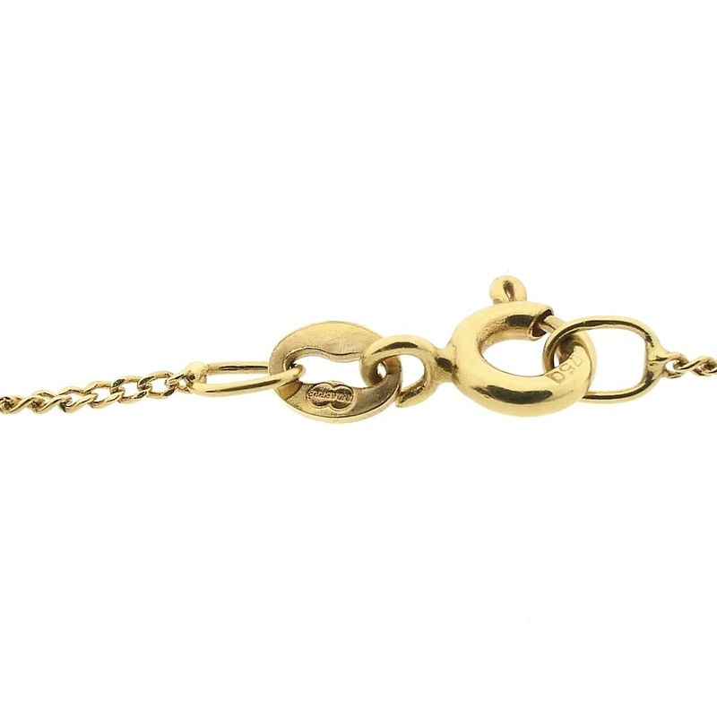 Image 5 of 18K Gold Thin Gourmet Link Chain | 50.5 cm