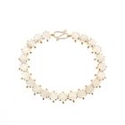 Image 1 of Gold bracelet with moonstones