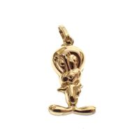 18K Gold Tweety Pendant | Looney Tunes