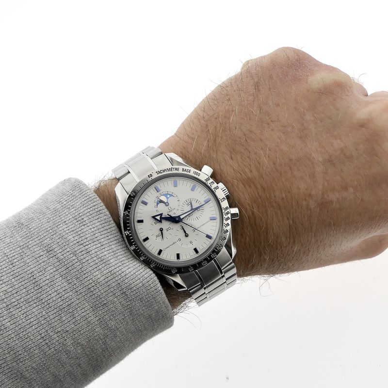 Image 11 of Omega Speedmaster Broad Arrow Moonphase 3575.20.00; Chronograph men's watch