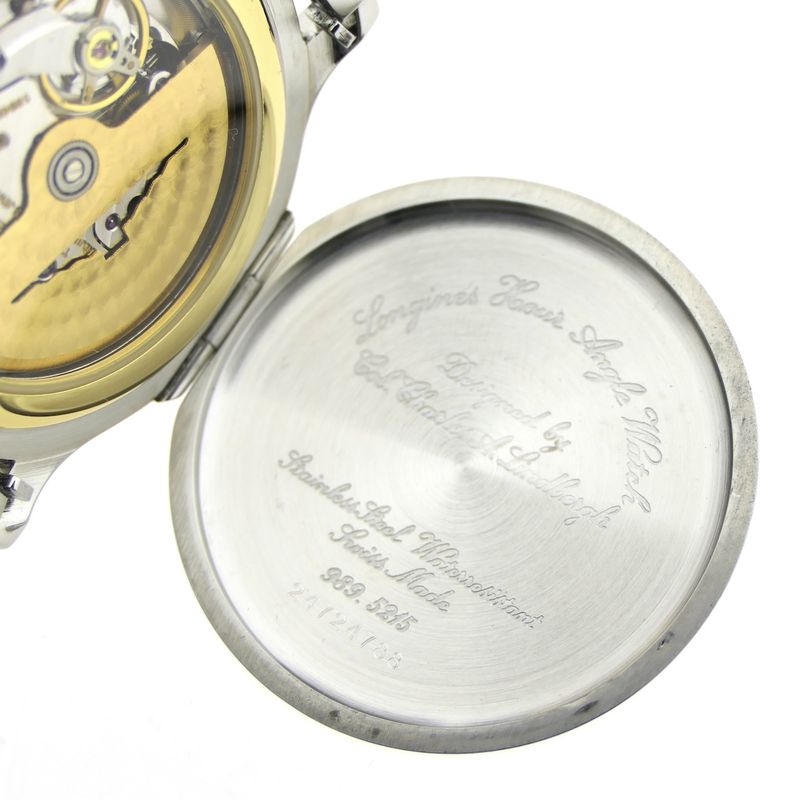 Image 11 of Longines Hour Angle Lindbergh; Automatisch heren horloge