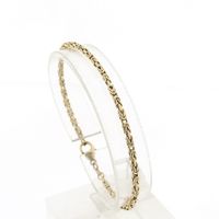 Golden king's link bracelet | 18 cm