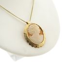 Image 8 of Antique gold brooch/pendant with cameo