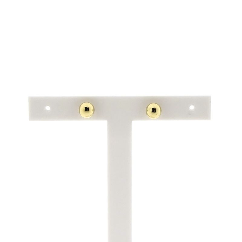 Image 1 of Gold stud earrings | Ball