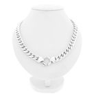 Image 1 of Silver gourmet link necklace | 43 cm