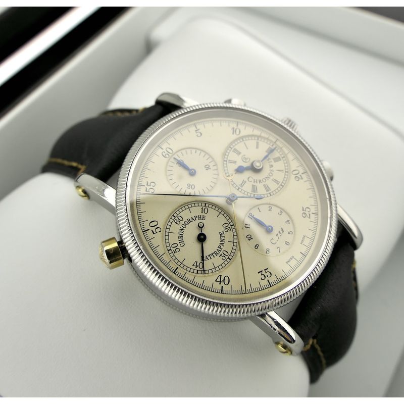 Image 16 of Chronoswiss Rattrapante Chronograph CH7323; Automatic men's watch with double chronograph