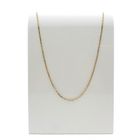 Image 3 of Two-tone gold navy link necklace