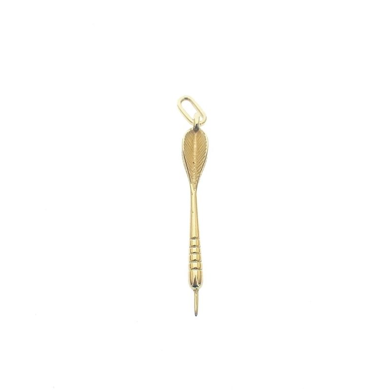 Image 1 of Gold charm of a dart