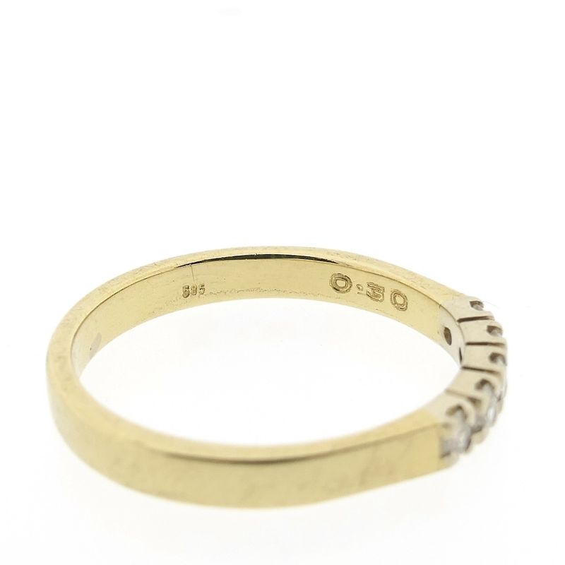 Image 6 of Gold ring with diamond | 0.30 ct.