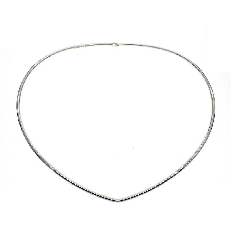 Image 1 of Silver V-shaped necklace | Alton