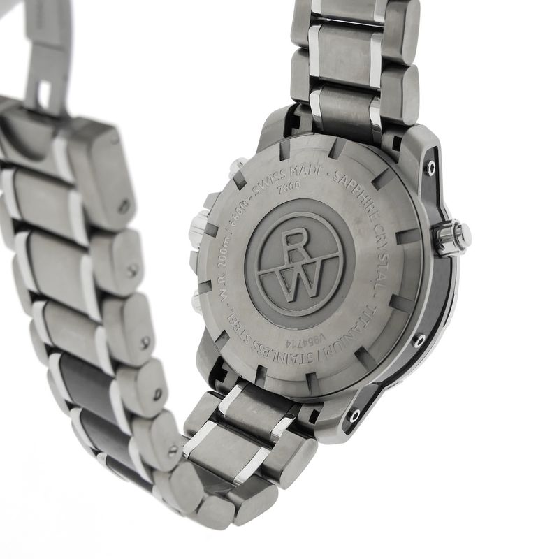Image 8 of Raymond Weil Nabucco Titanium 7800-TCF-05207; Automatic chronograph men's watch