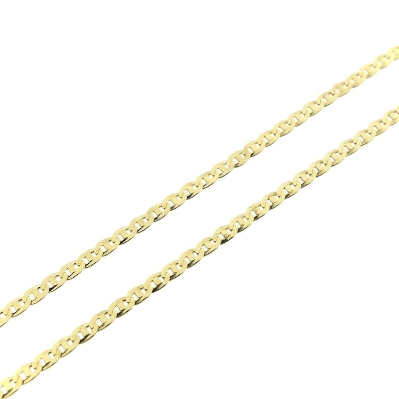 Image 5 of Two-tone necklace with a fixed pendant and a 0.005 ct. diamond | 46 cm