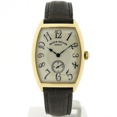 Image 1 of Franck Muller Casablanca Cintrée Curvex; 18k. Gold watch