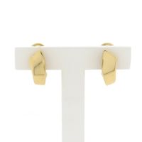 Gold clip-on earrings | Vintage