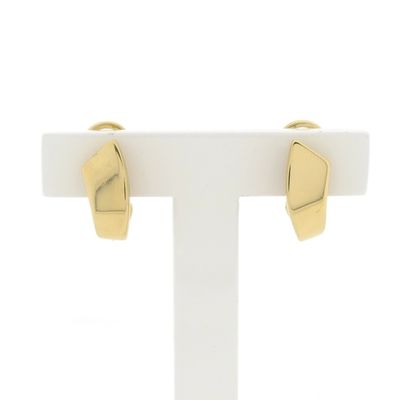 Image 1 of Gold clip-on earrings | Vintage