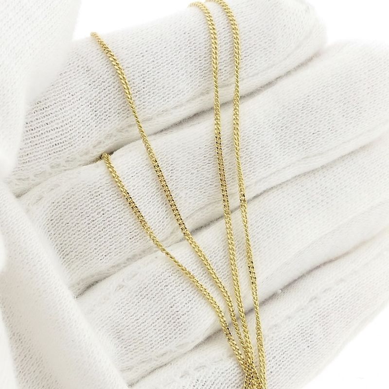 Image 4 of Gold gourmet link chain | 42.5 cm