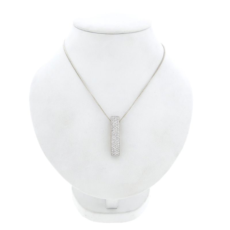 Image 4 of 18K Luxury White Gold Pendant with Diamonds