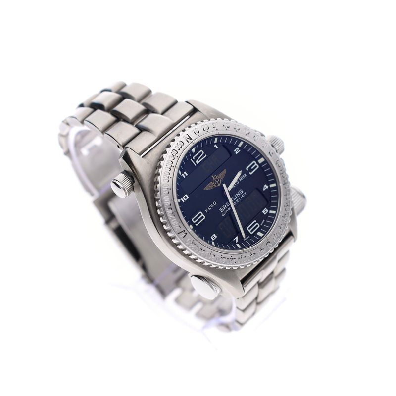 Image 4 of Breitling Emergency E56121.1; Titanium Watch with SOS Transmitter