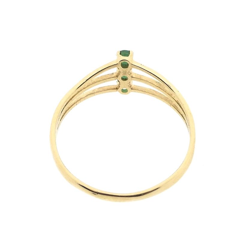Image 6 of Gold ring with emerald | Vintage