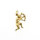 Image 1 of Gold zodiac sign pendant; Sagittarius