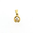 Image 7 of Gold pendant with diamond | 0.03 ct.