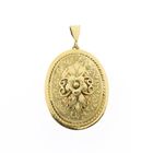 Image 1 of Vintage gold pendant with flower