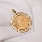 Image 9 of Gold pendant/brooch of a 10-guilder coin; Queen Wilhelmina 1925